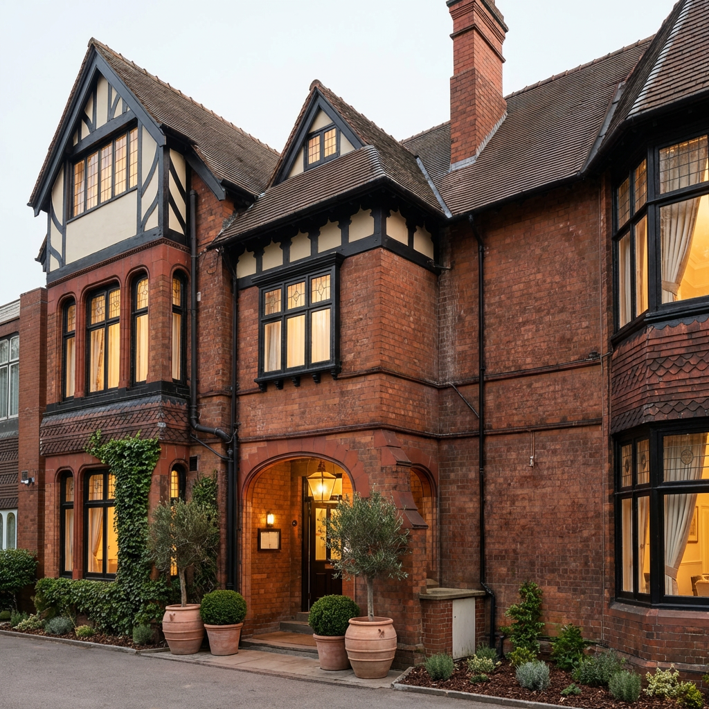 Exterior of Sheriden House Hotel in Birmingham